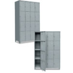 roupeiro de aço 16 portas