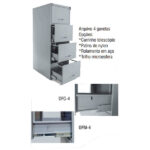 arquivo com 4 gavetas de aço