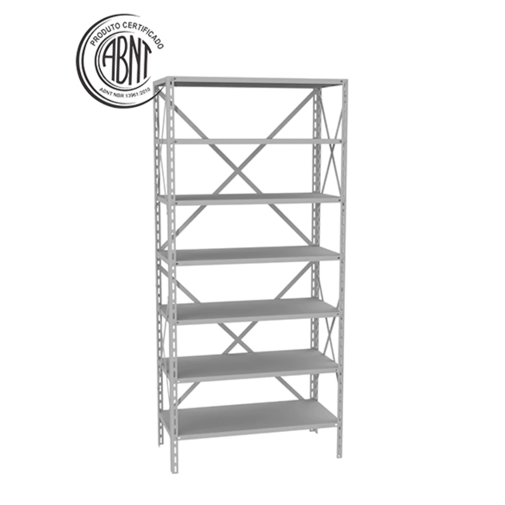 estante-l3-com-7-bandejas-abnt Estante L3 com 7 Bandejas segundo ABNT