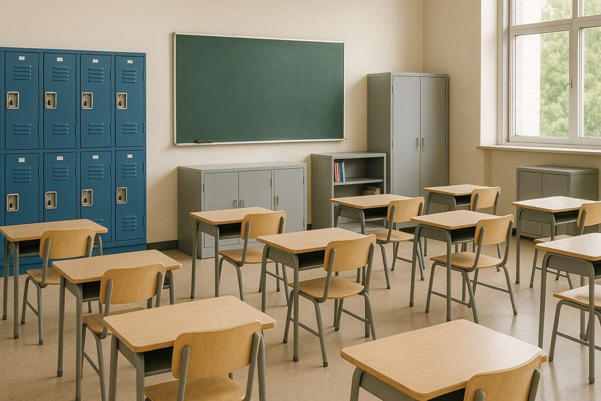 Móveis de Aço para Escolas